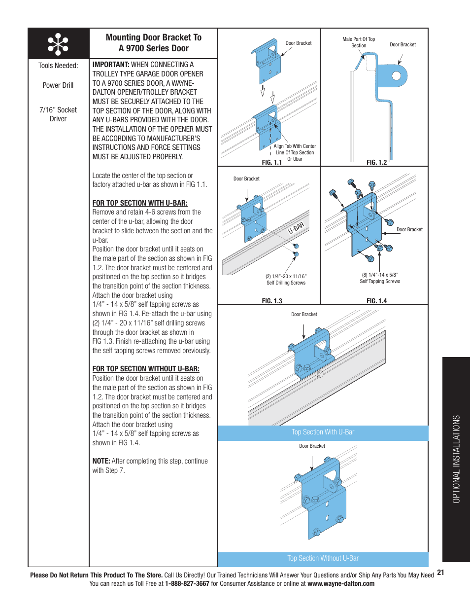 Wayne-Dalton PRODRIVE 3222C-Z User Manual | Page 27 / 48