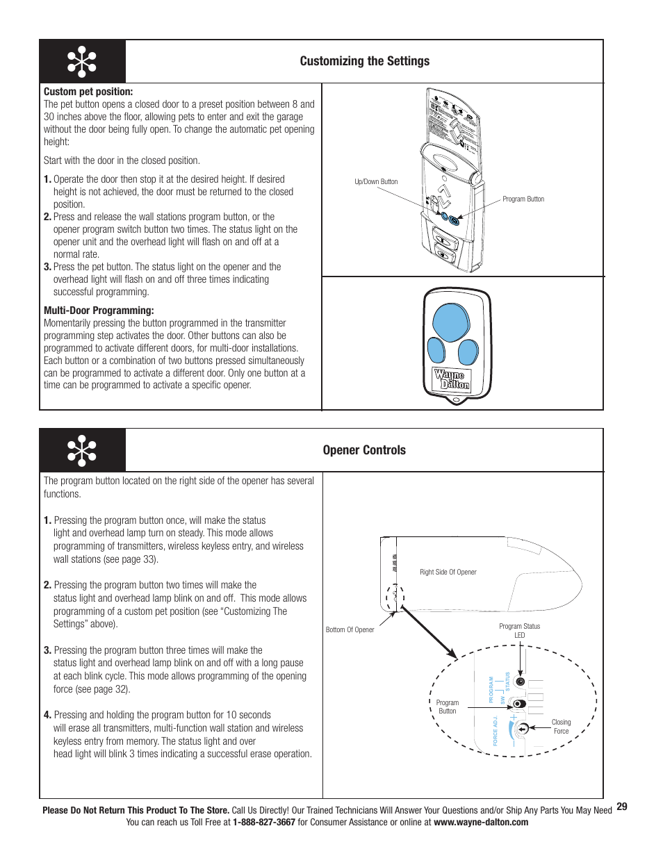 Wayne-Dalton PRODRIVE 3222C-Z User Manual | Page 35 / 48