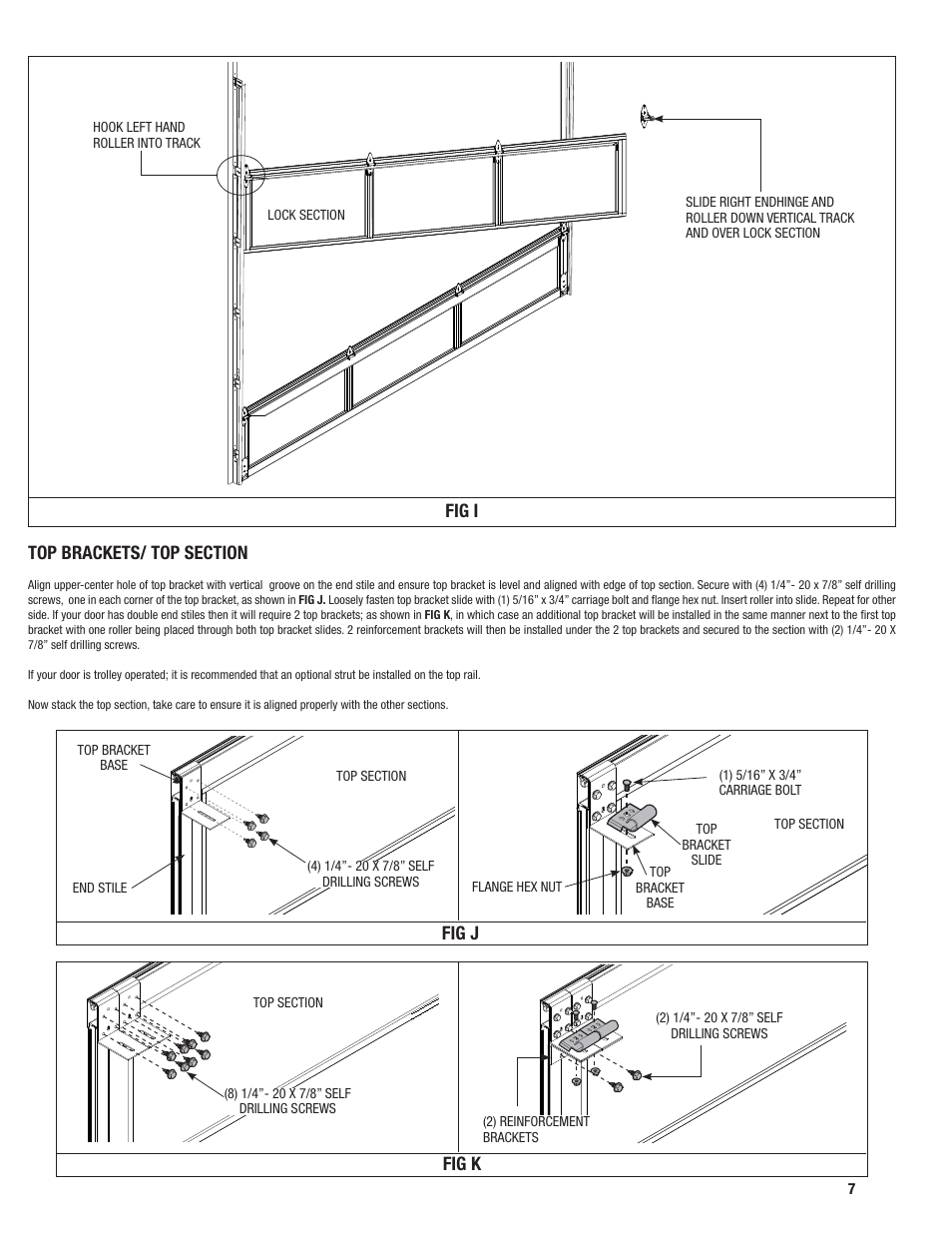 Fig j, Fig k, Fig i | Wayne-Dalton 451 User Manual | Page 7 / 20