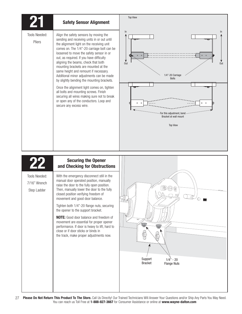 Wayne-Dalton TORQUEMASTER 3663-372 User Manual | Page 34 / 52