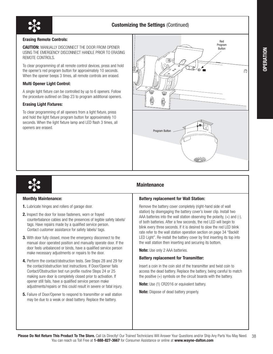 Wayne-Dalton TORQUEMASTER 3663-372 User Manual | Page 45 / 52