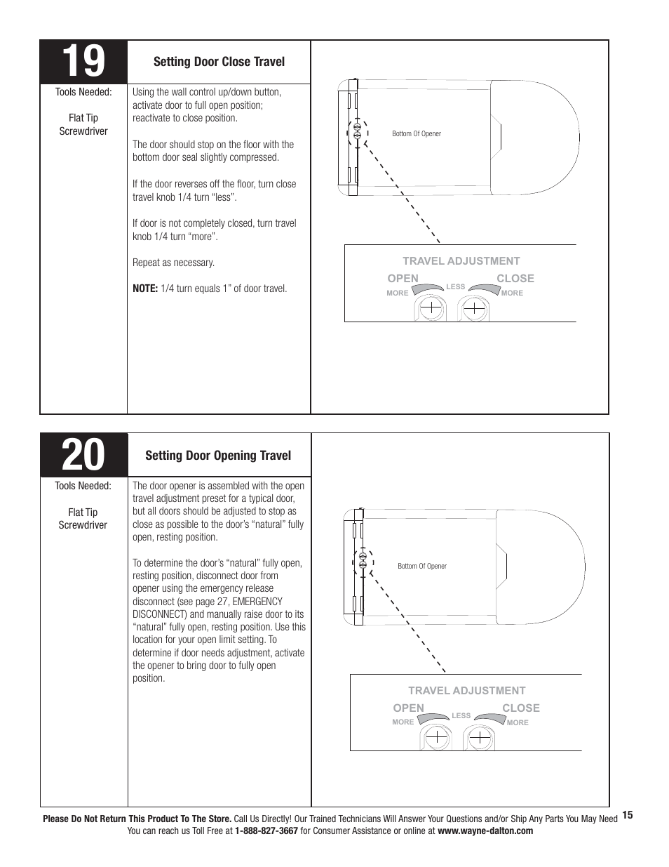 Wayne-Dalton PRODRIVE 3221C-Z User Manual | Page 21 / 96