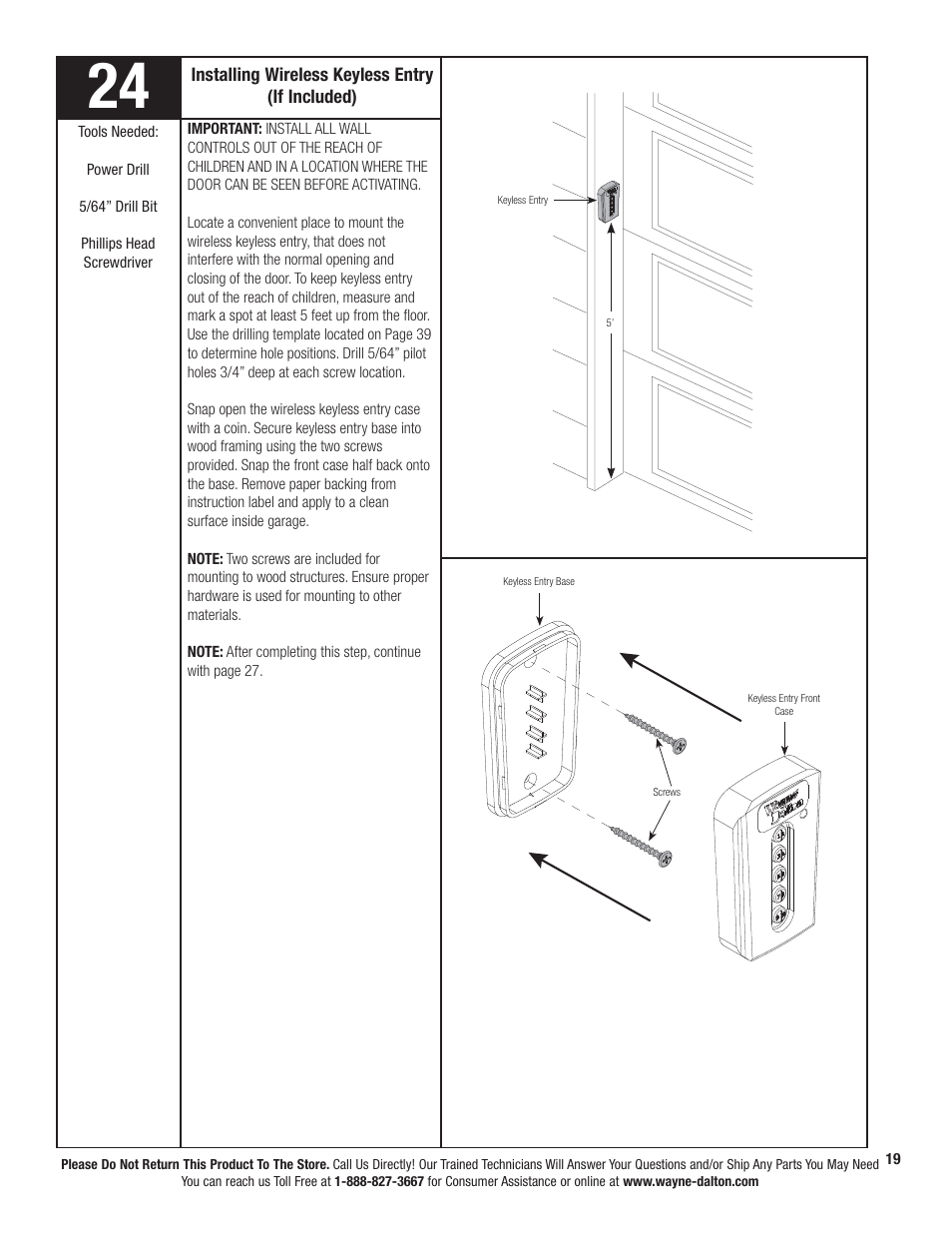 Wayne-Dalton PRODRIVE 3221C-Z User Manual | Page 25 / 96