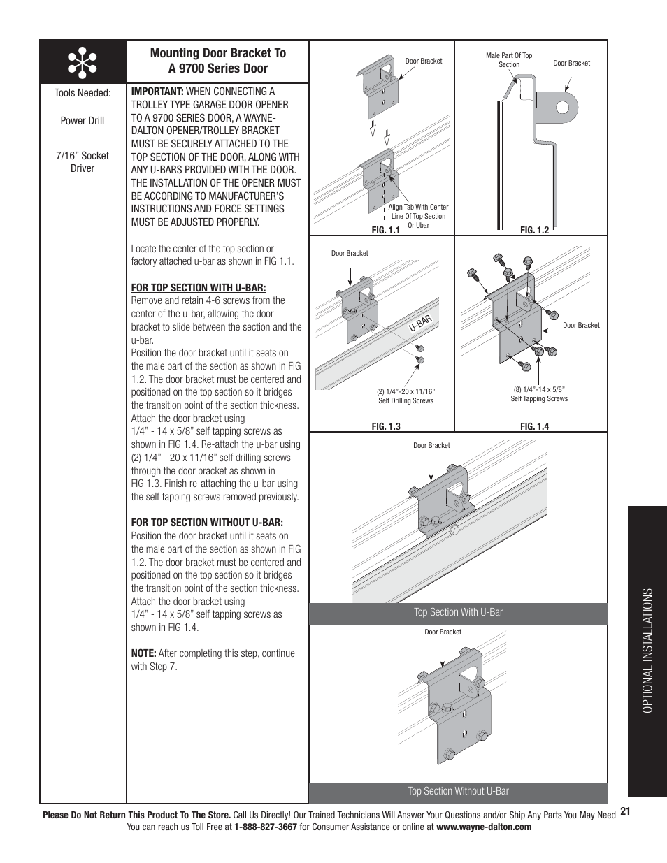 Wayne-Dalton PRODRIVE 3221C-Z User Manual | Page 27 / 96