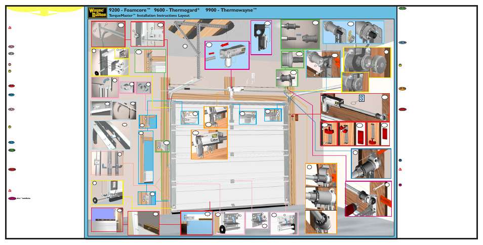 Wayne-Dalton FOAMCORE 9200 User Manual | 2 pages