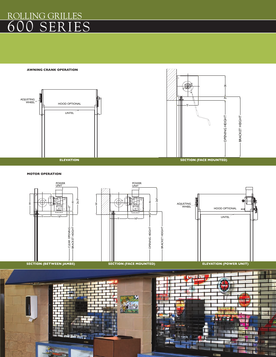 Rolling grilles | Wayne-Dalton 600 User Manual | Page 4 / 6