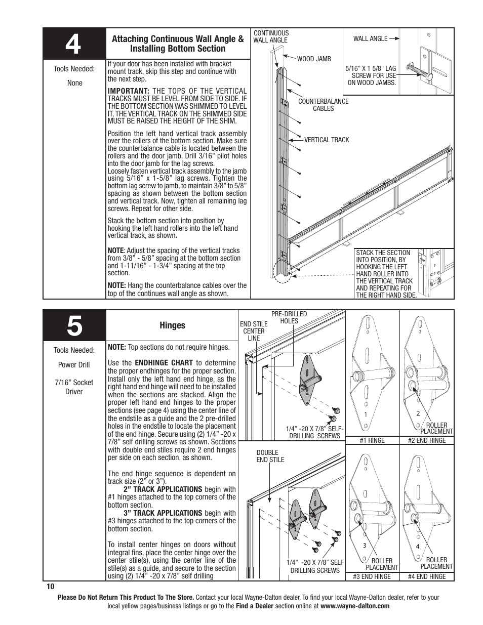 Wayne-Dalton 8850 User Manual | Page 10 / 27