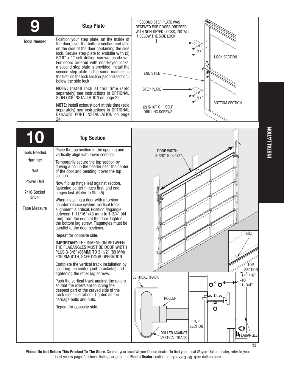 Wayne-Dalton 8850 User Manual | Page 13 / 27
