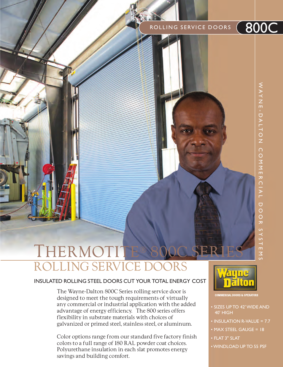 Wayne-Dalton THERMOTITE 800C User Manual | 6 pages