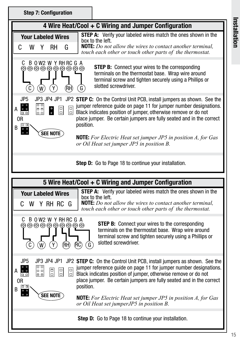 Installation | Wayne-Dalton Z-WAVE WDTC-20 User Manual | Page 15 / 34