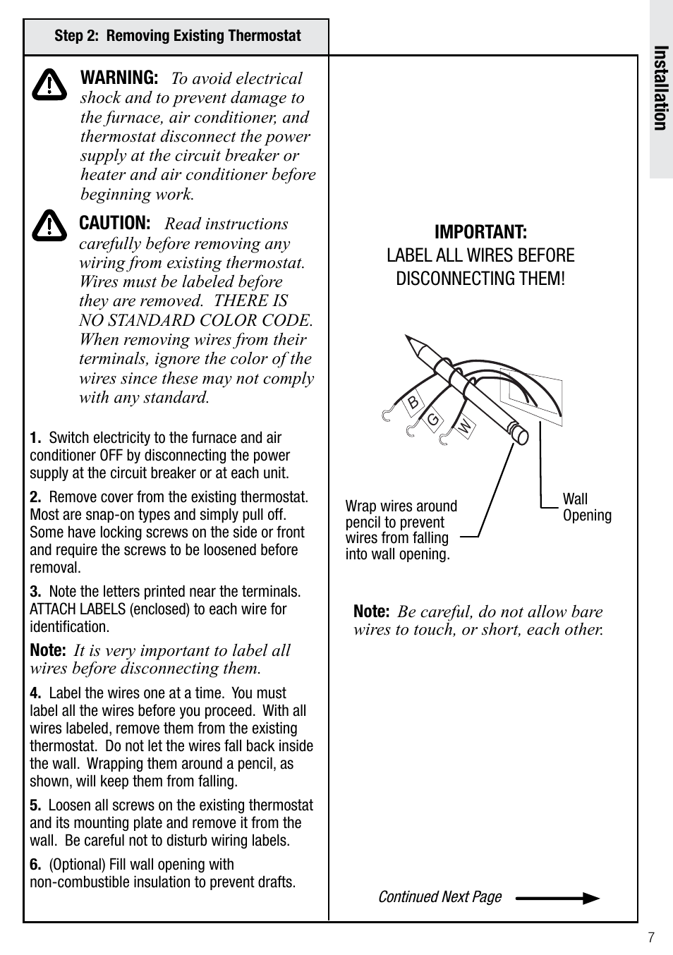 Wayne-Dalton Z-WAVE WDTC-20 User Manual | Page 7 / 34