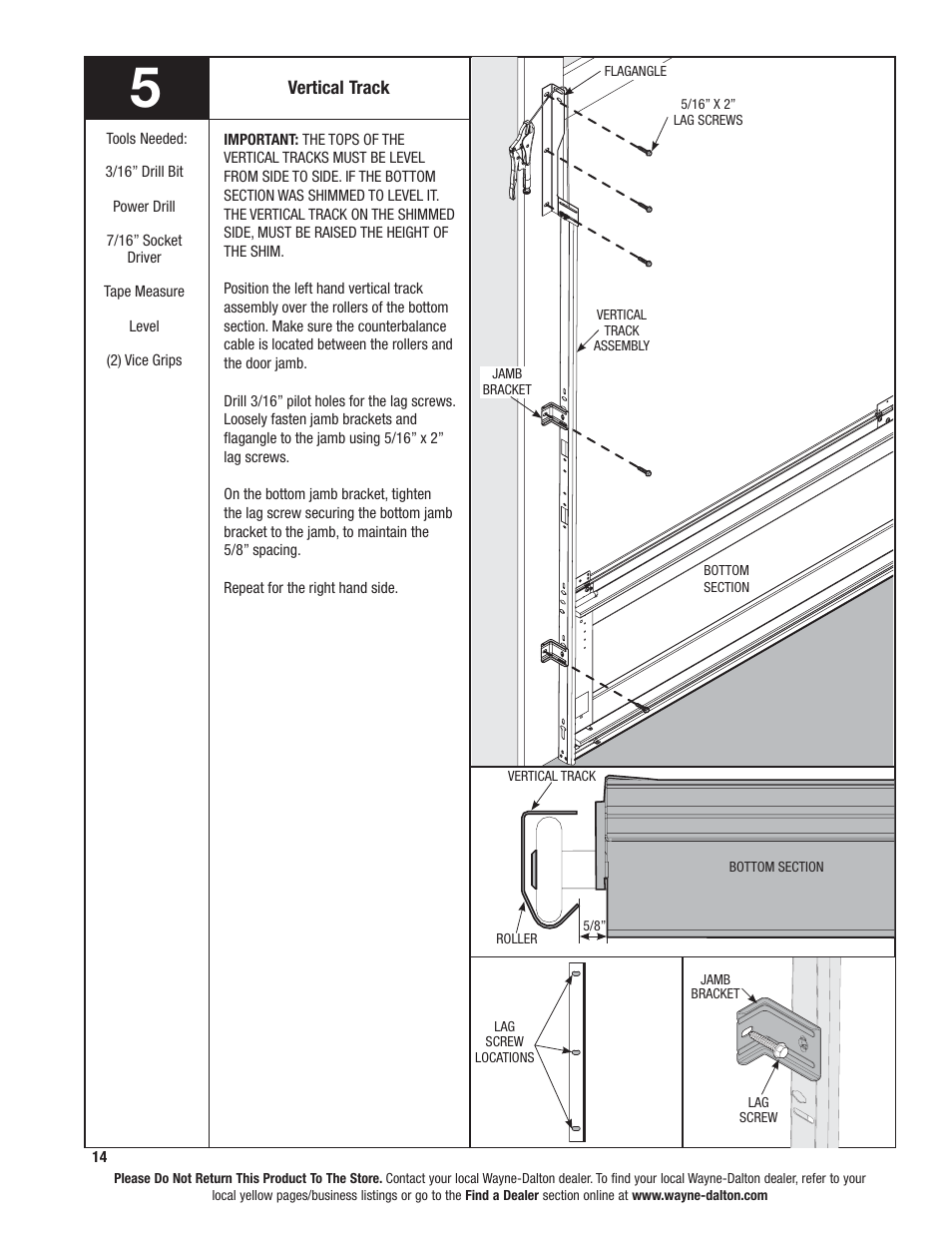 Wayne-Dalton TORSION SPRING 9100 User Manual | Page 14 / 36