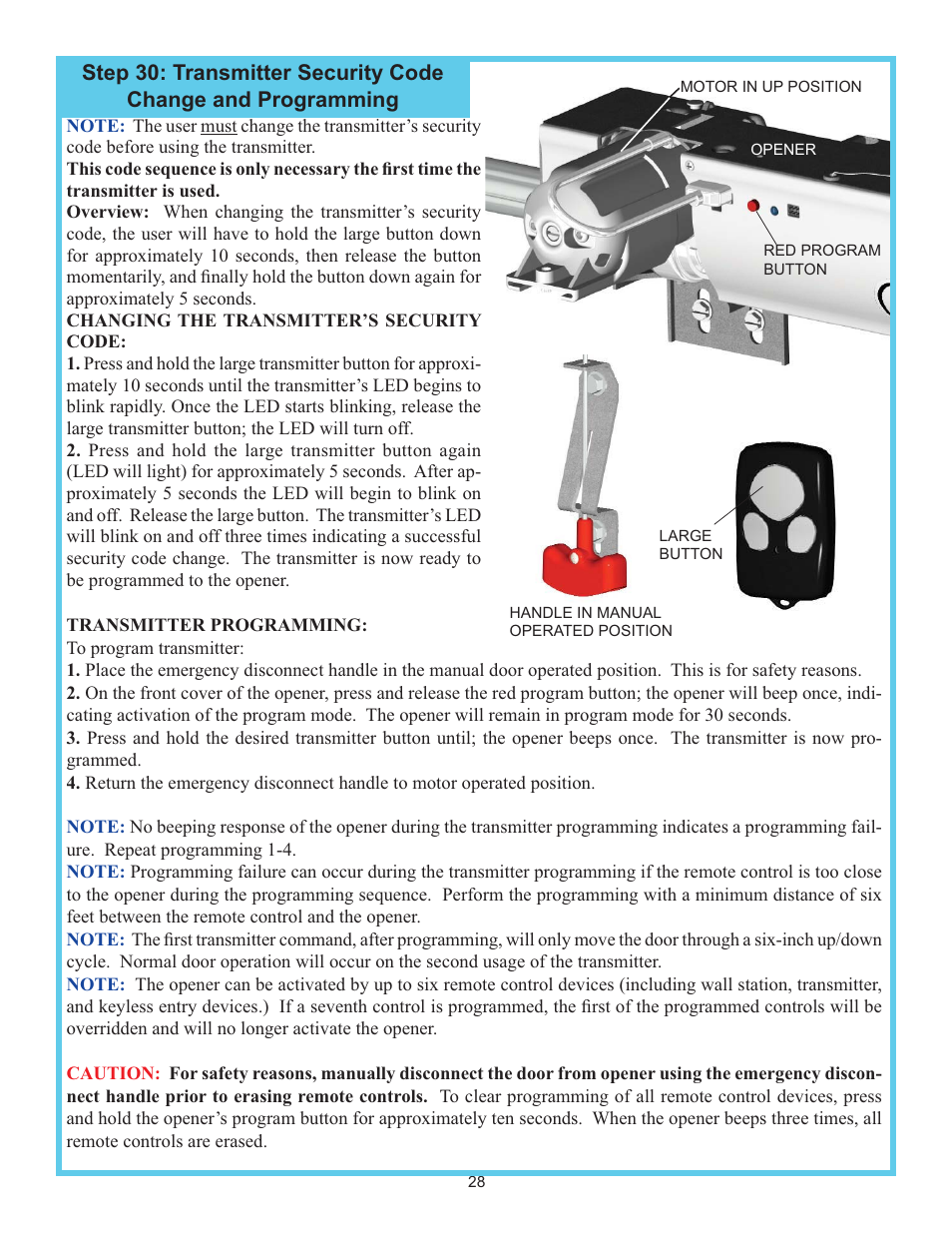Wayne-Dalton IDRIVE 3982 User Manual | Page 28 / 36