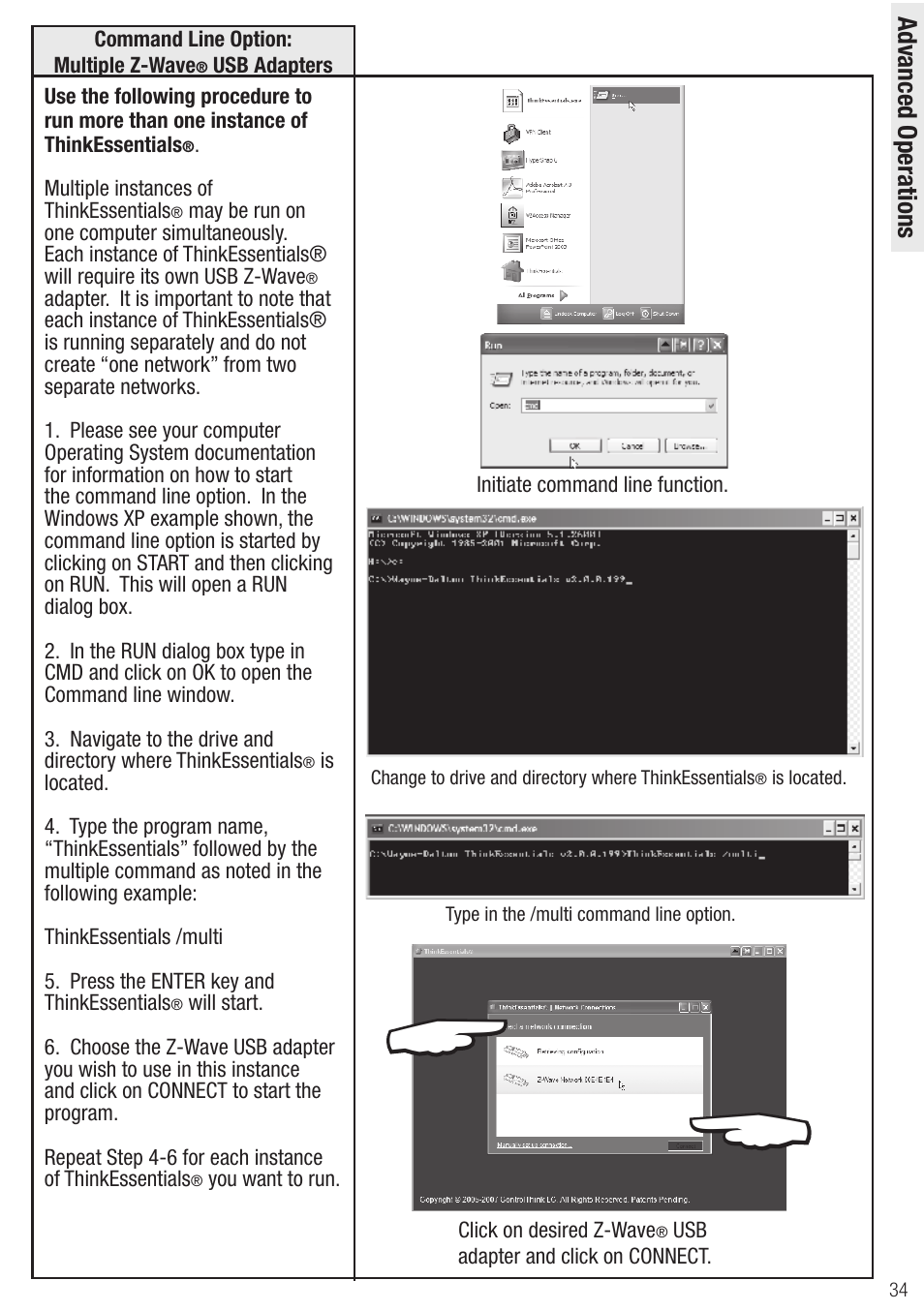 Wayne-Dalton Z-Wave WDUSB-10 User Manual | Page 34 / 42