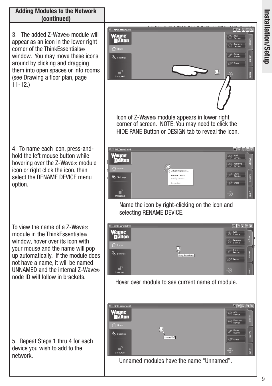 Wayne-Dalton Z-Wave WDUSB-10 User Manual | Page 9 / 42