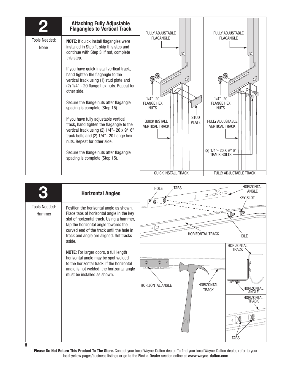 Wayne-Dalton TORQUEMASTER 6100 User Manual | Page 8 / 36