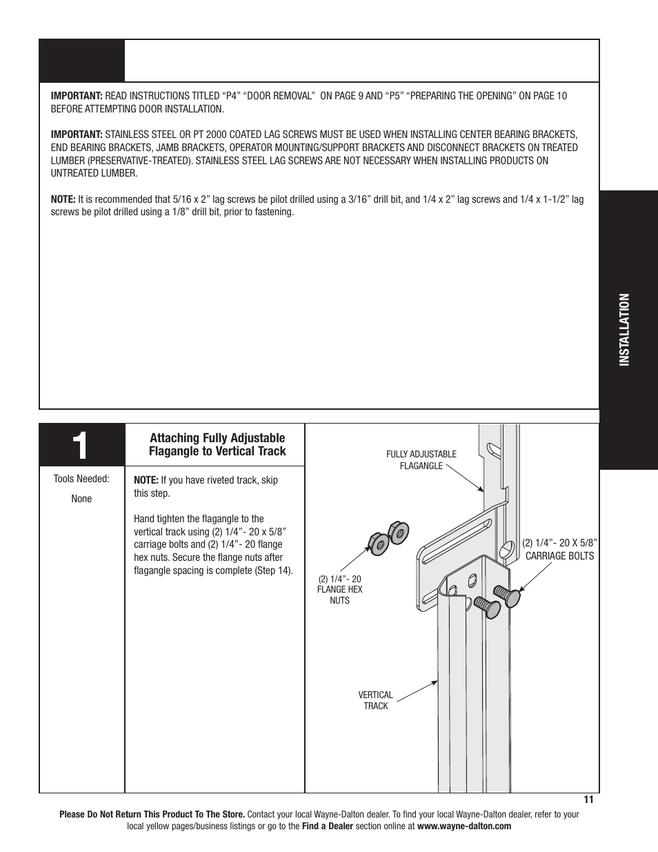 Wayne-Dalton 8000 SERIES 46 User Manual | Page 11 / 38