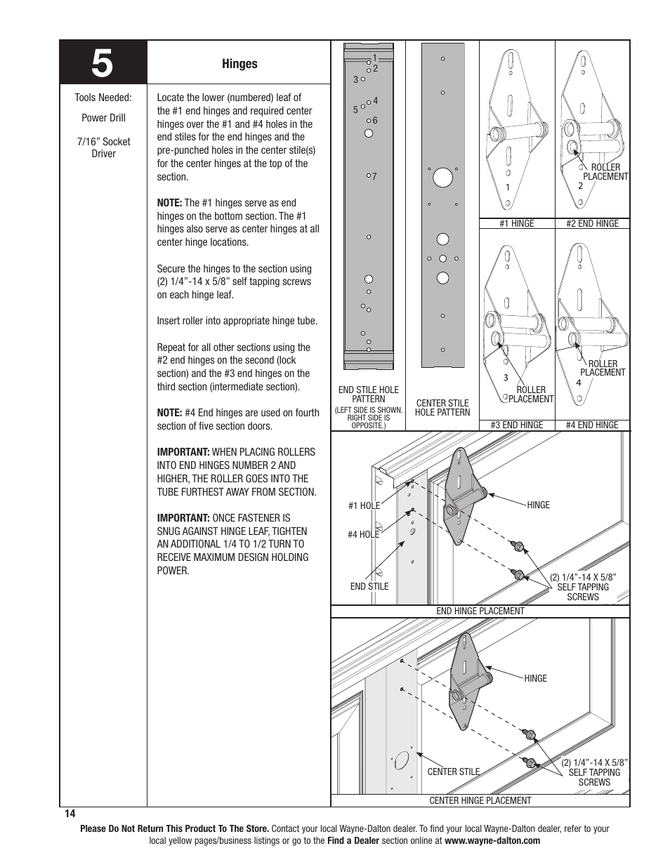 Wayne-Dalton 8000 SERIES 46 User Manual | Page 14 / 38