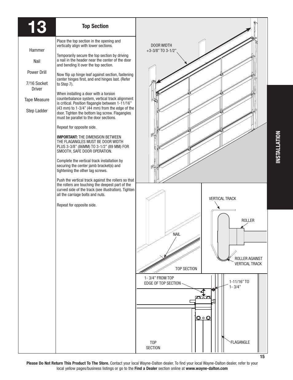 Wayne-Dalton 8800 User Manual | Page 15 / 28