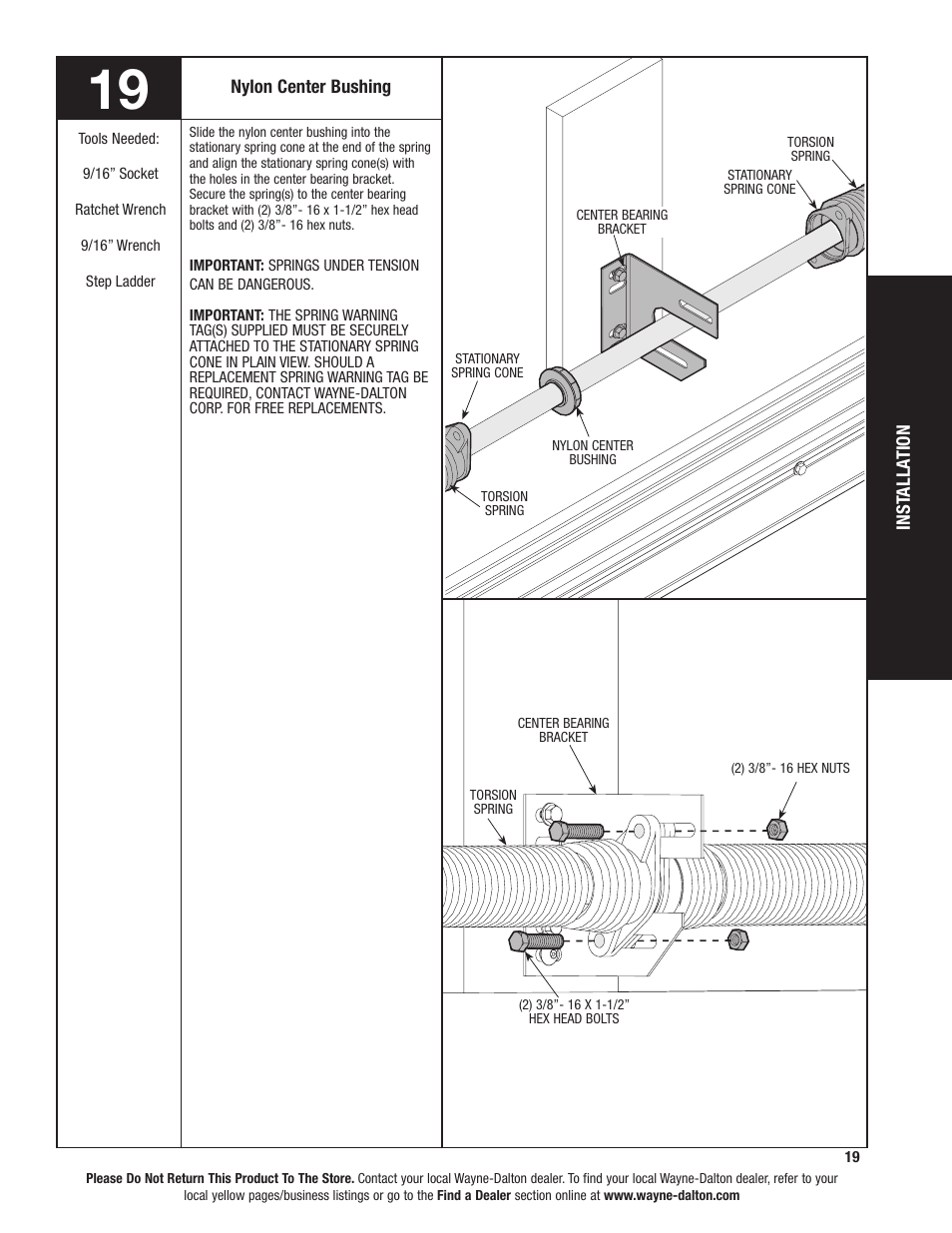 Wayne-Dalton 8800 User Manual | Page 19 / 28