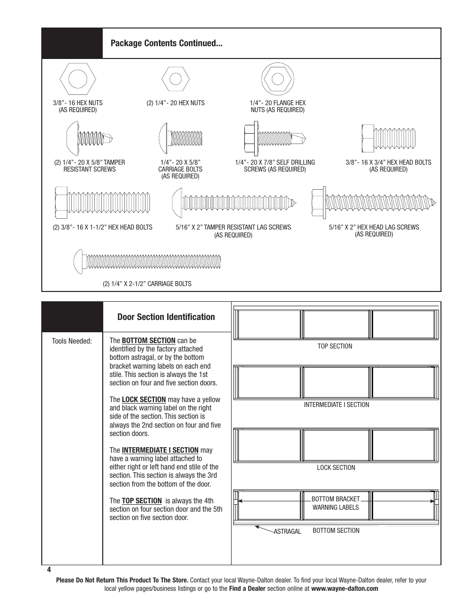 Wayne-Dalton 8800 User Manual | Page 4 / 28