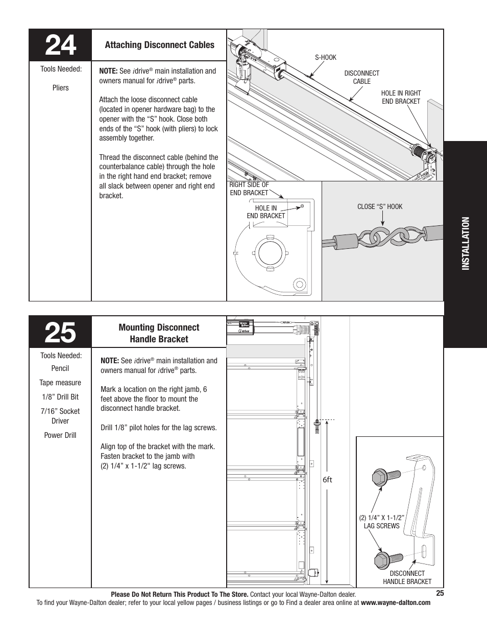 Wayne-Dalton TORQUEMASTER 5120 User Manual | Page 25 / 38