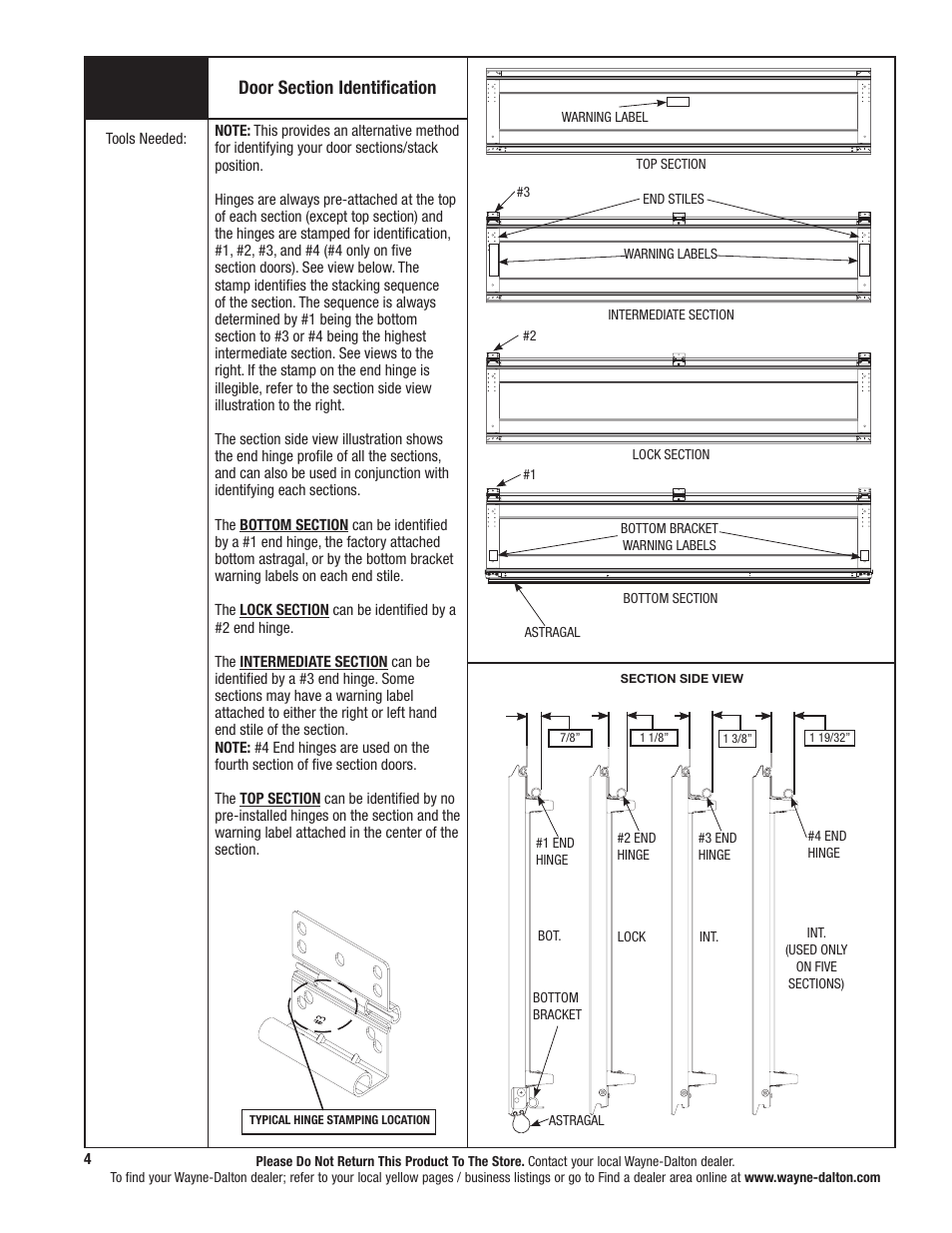 Wayne-Dalton TORQUEMASTER 5120 User Manual | Page 4 / 38