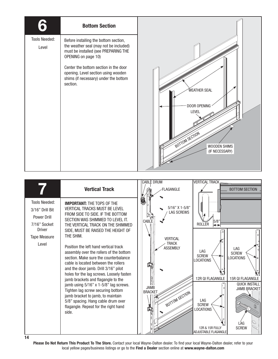 Wayne-Dalton 9100 User Manual | Page 14 / 80