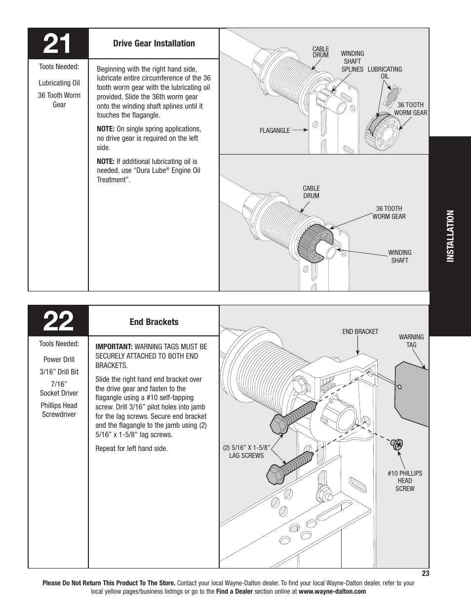 Wayne-Dalton 9100 User Manual | Page 23 / 80