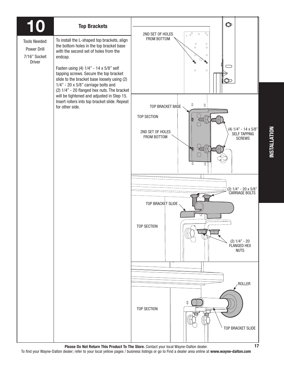 Wayne-Dalton 9800 User Manual | Page 17 / 34