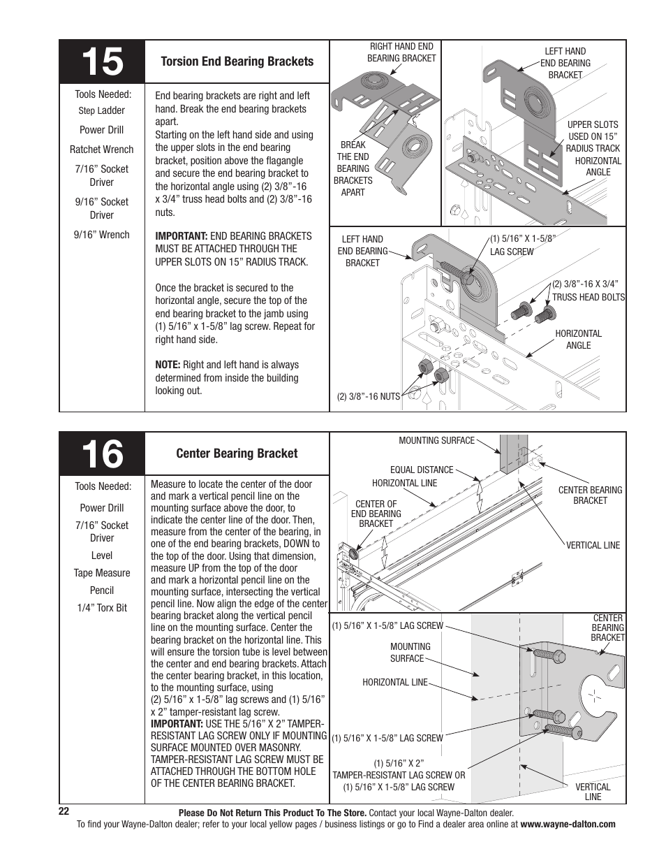 Wayne-Dalton 9800 User Manual | Page 22 / 34