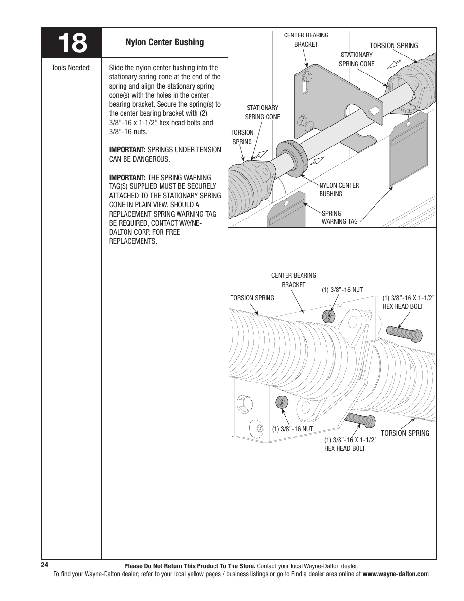 Wayne-Dalton 9800 User Manual | Page 24 / 34