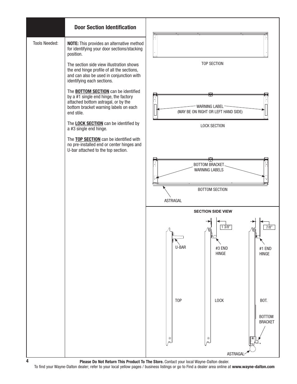 Wayne-Dalton 9800 User Manual | Page 4 / 34