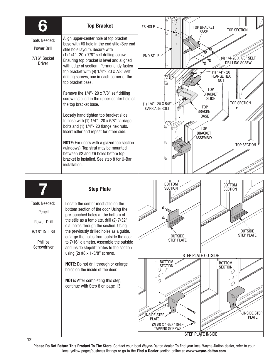 Wayne-Dalton TORQUEMASTER 46 User Manual | Page 12 / 36