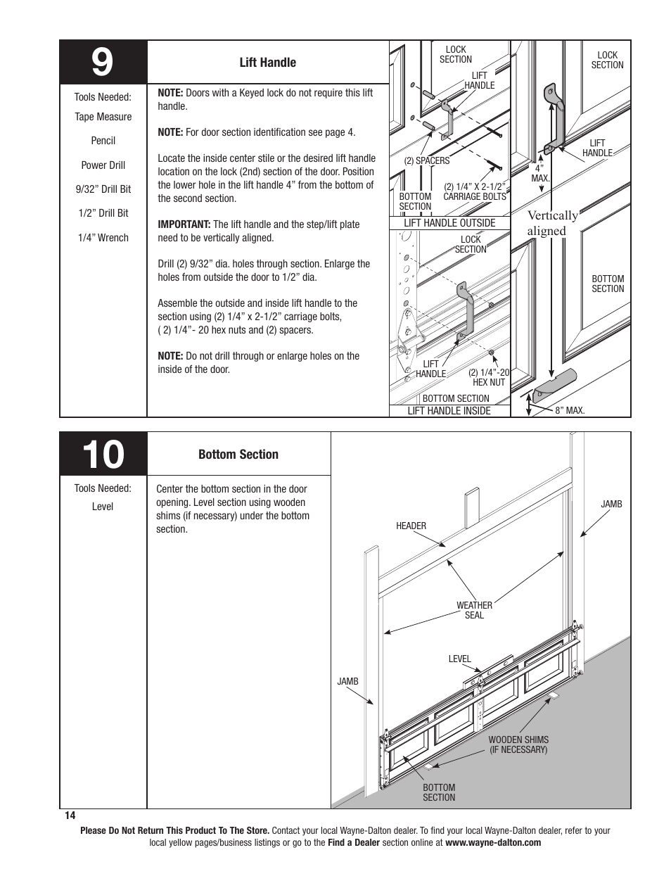 Wayne-Dalton TORQUEMASTER 46 User Manual | Page 14 / 36