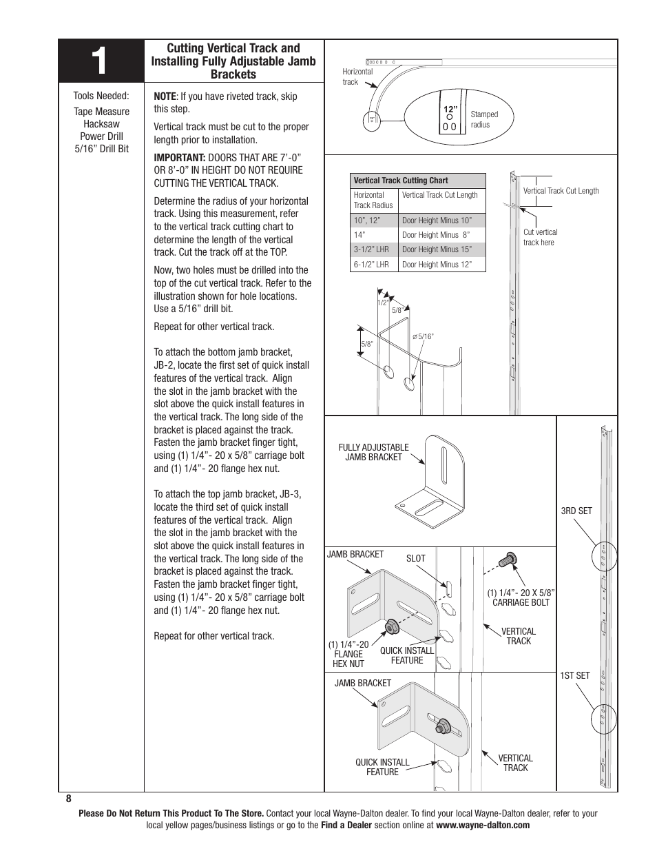 Wayne-Dalton TORQUEMASTER 46 User Manual | Page 8 / 36