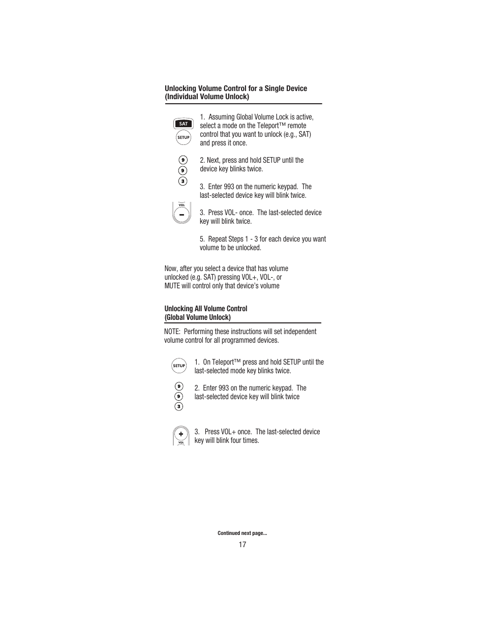 Wayne-Dalton TELEPORT WDHC-20 User Manual | Page 17 / 70