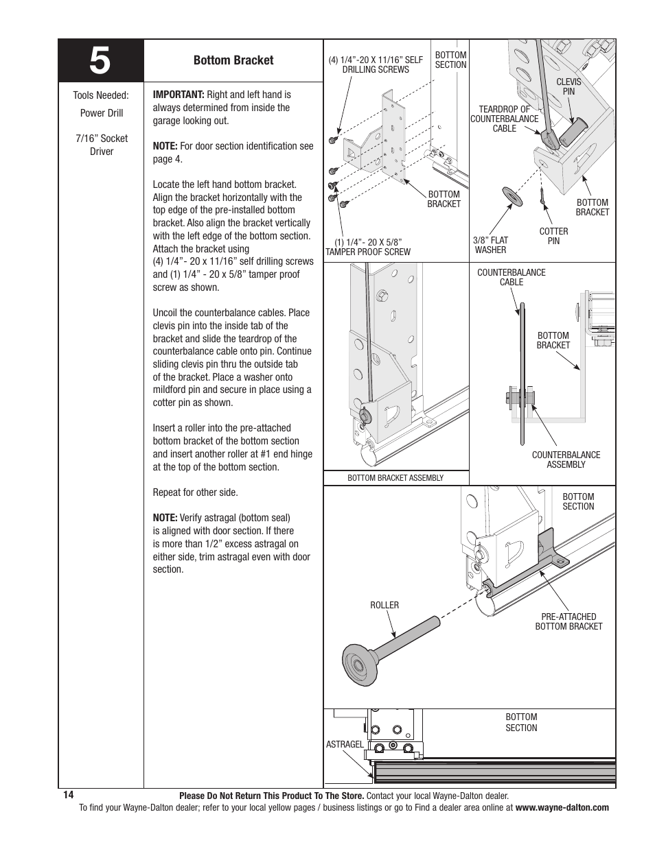 Wayne-Dalton 341785 User Manual | Page 14 / 34