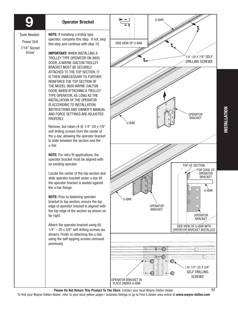 Wayne-Dalton 341785 User Manual | Page 17 / 34