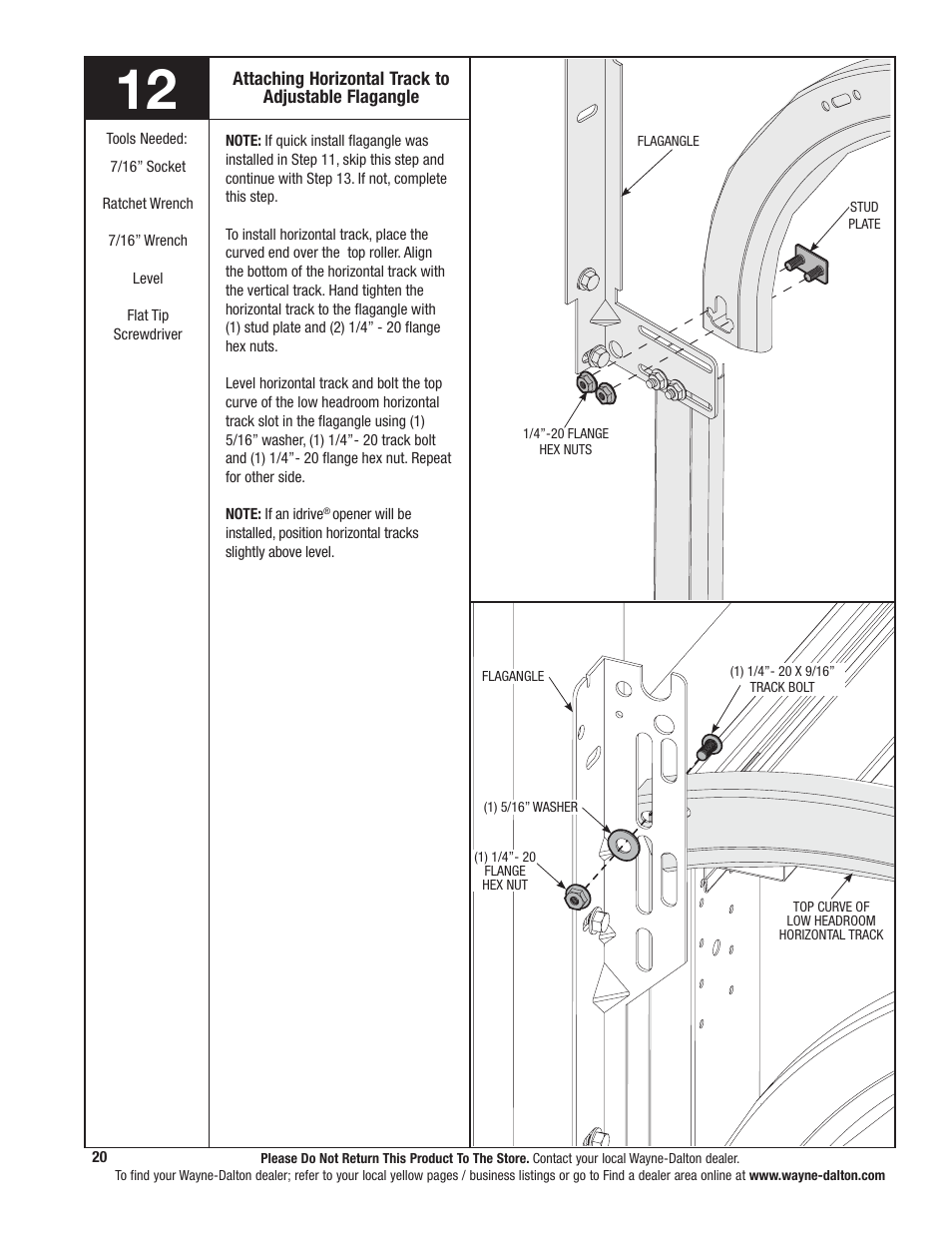 Wayne-Dalton 341785 User Manual | Page 20 / 34