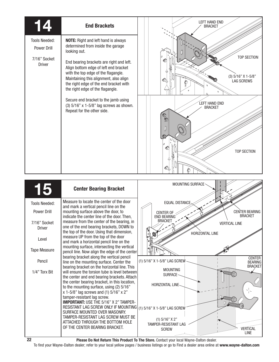 Wayne-Dalton 341785 User Manual | Page 22 / 34