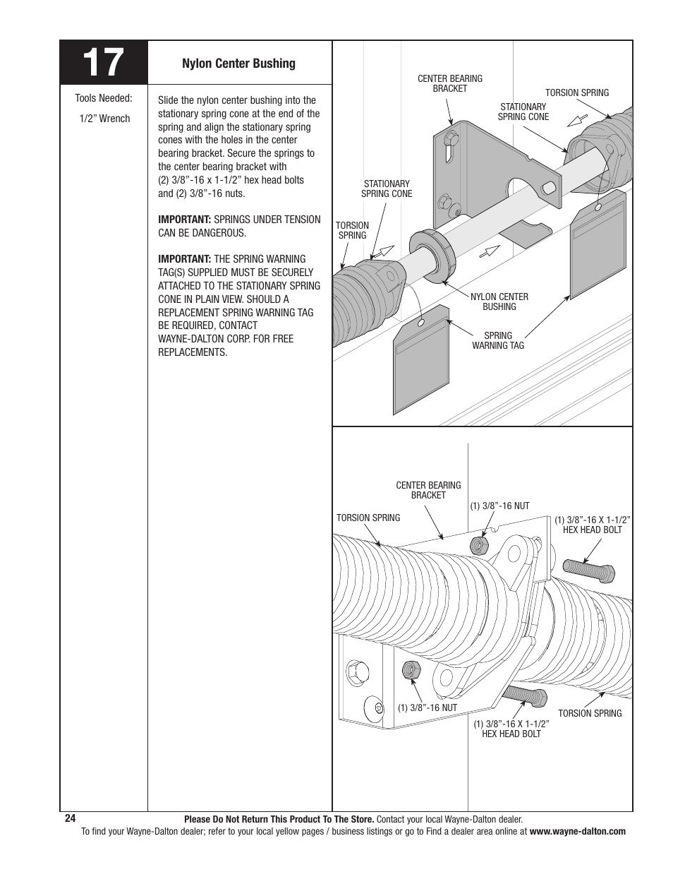 Wayne-Dalton 341785 User Manual | Page 24 / 34