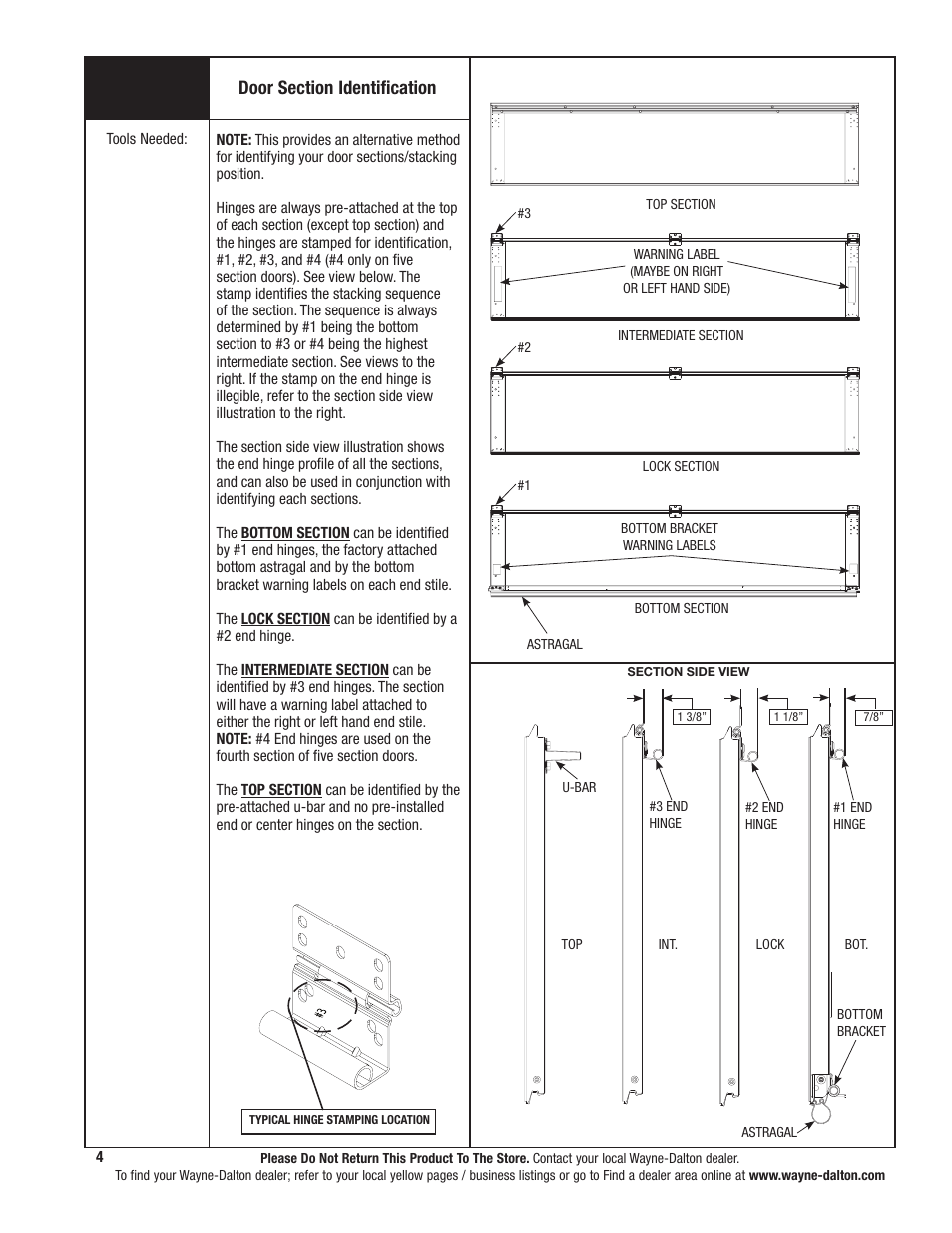 Wayne-Dalton 341785 User Manual | Page 4 / 34