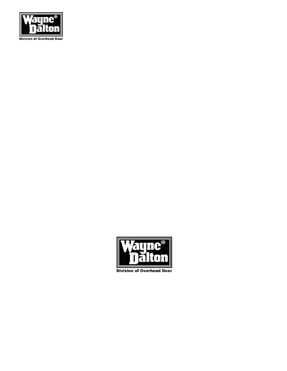 Roll-up sheet door, Wayne-dalton, Limited warranty | Wayne-Dalton DS-75 User Manual | Page 13 / 16