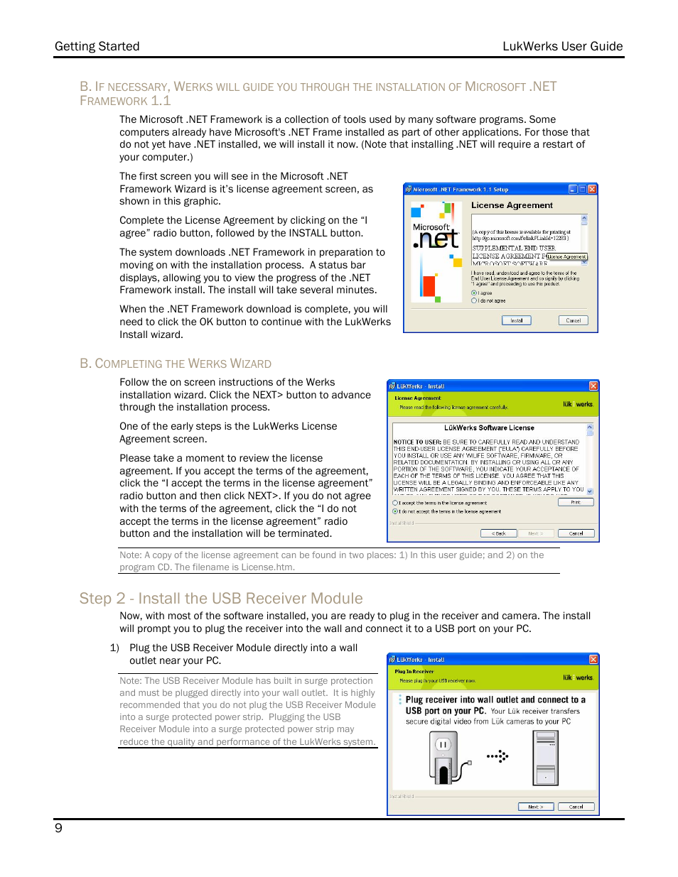 Step 2 - install the usb receiver module | WiLife DVS-110I User Manual | Page 17 / 94