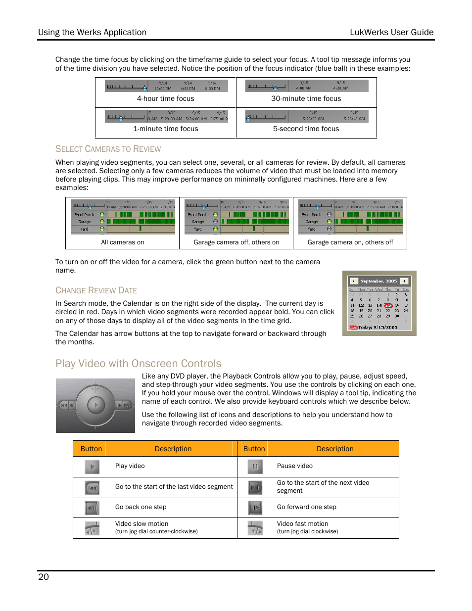 Play video with onscreen controls | WiLife DVS-110I User Manual | Page 28 / 94