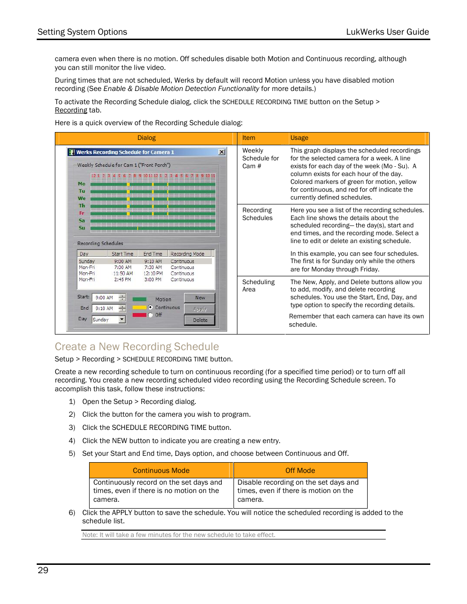 Create a new recording schedule | WiLife DVS-110I User Manual | Page 37 / 94