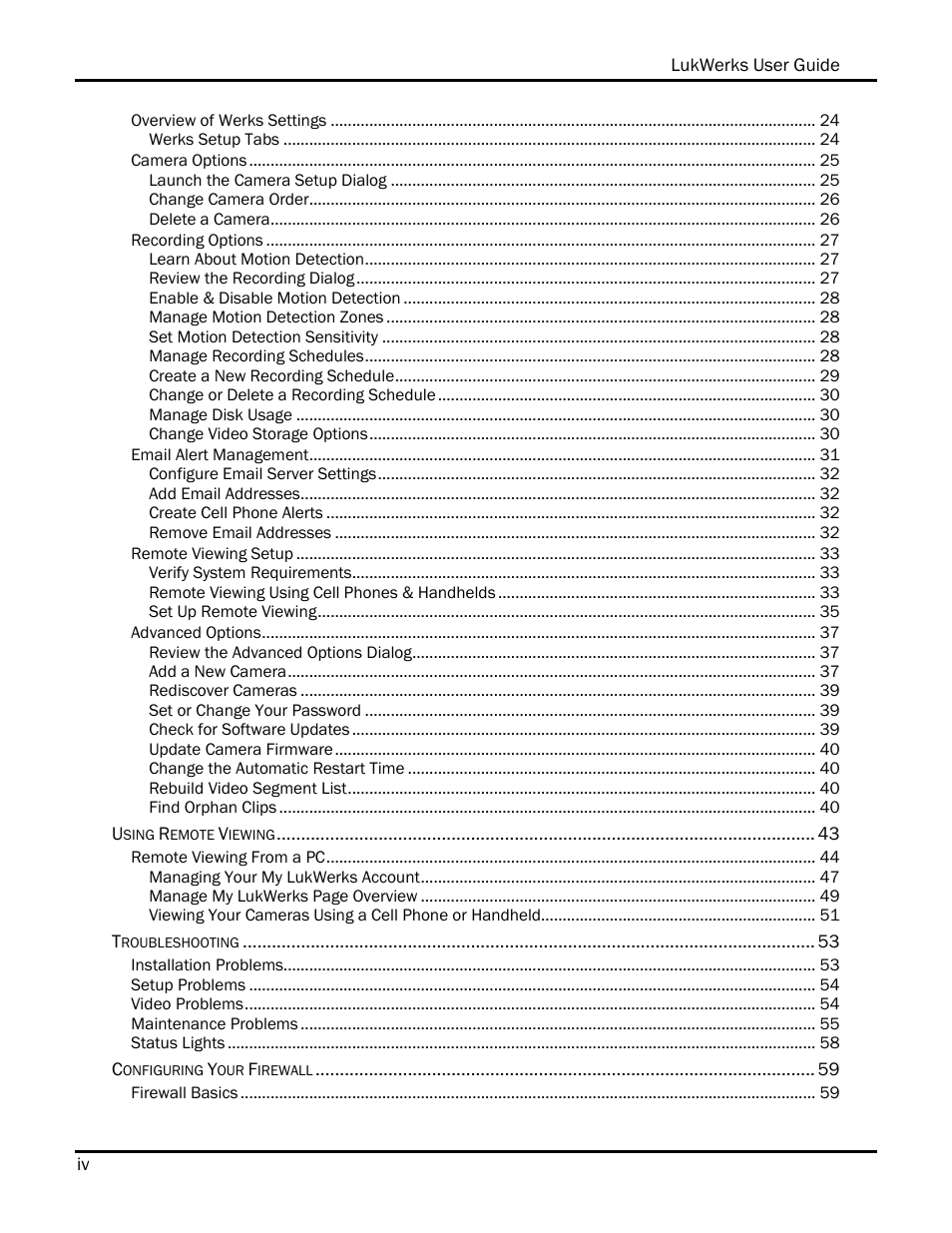 WiLife DVS-110I User Manual | Page 4 / 94