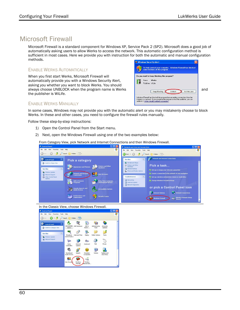 Microsoft firewall | WiLife DVS-110I User Manual | Page 68 / 94