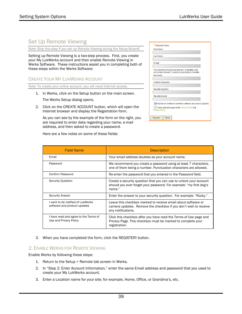 Set up remote viewing | WiLife V 1.5 User Manual | Page 45 / 102